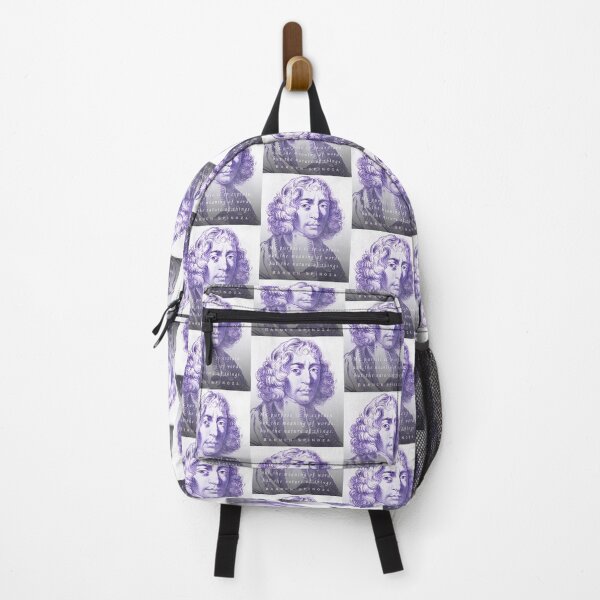 Item preview, Baruch Spinoza quote: My purpose is to explain, not the meaning of words, but the nature of things. designed and sold by artbleed.