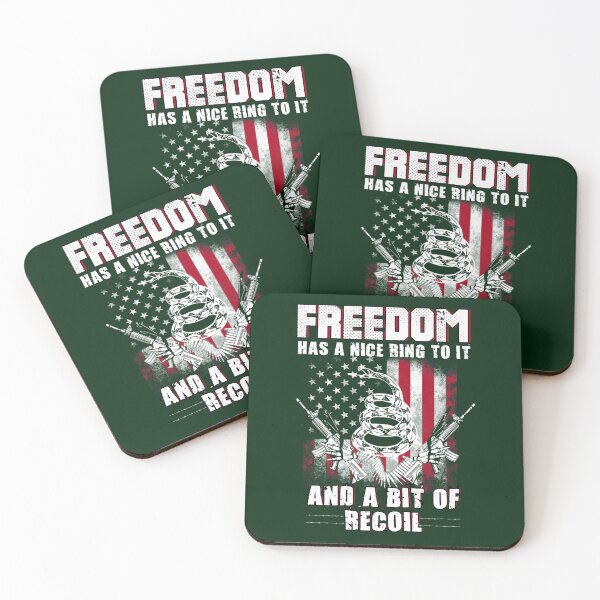 Item preview, FREEDOM HAS A NICE RING TO IT AND A BIT OF RECOIL designed and sold by Jordierprinter.