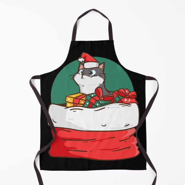 Item preview, Christmas Cat Cute Holiday Cat Festive Gift designed and sold by Retr0Tshirts.