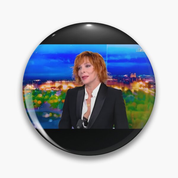 Item preview, Mylène Farmer – Elegant French Music Icon Portrait designed and sold by fintantalonet.
