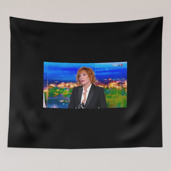Item preview, Mylène Farmer – Elegant French Music Icon Portrait designed and sold by fintantalonet.