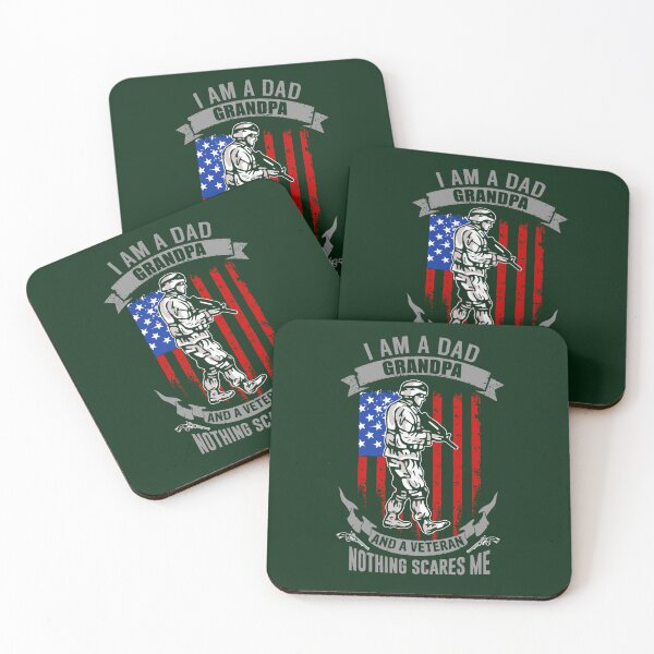 Item preview, I am a dad grandpa and a veteran nothing scares me  designed and sold by Jordierprinter.