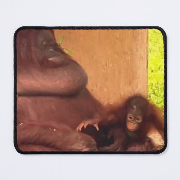 Item preview, orangutan mommy and baby designed and sold by monkey zone.