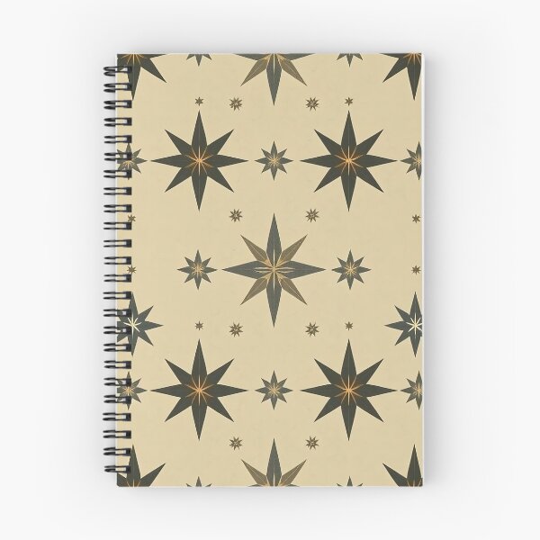 Item preview, Vintage Star Pattern on Cream Background designed and sold by JavisSRDesign.