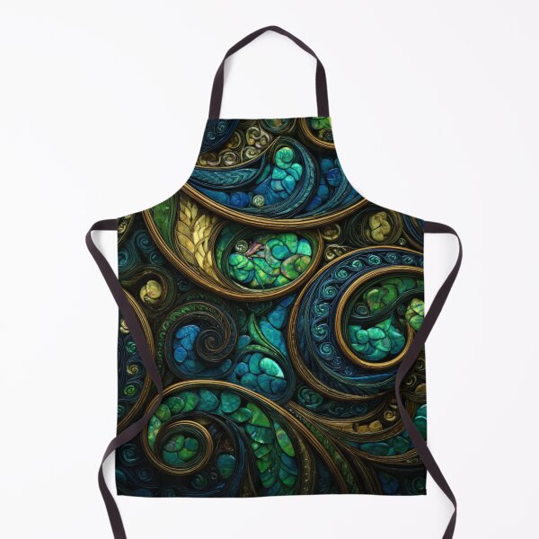 Item preview, New Zealand Māori Paua Pattern Koru Design 524 designed and sold by GrinGalore.