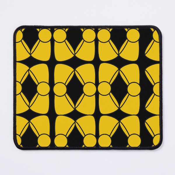 Item preview, Yellow Bow Design – Elegant Gradient Square on Black Background designed and sold by Cultradesign.