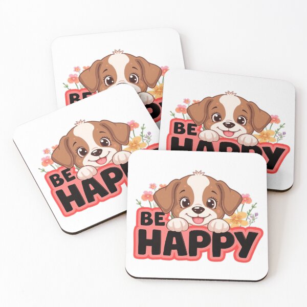 Item preview, Be Happy Puppy Design designed and sold by aqua1001.
