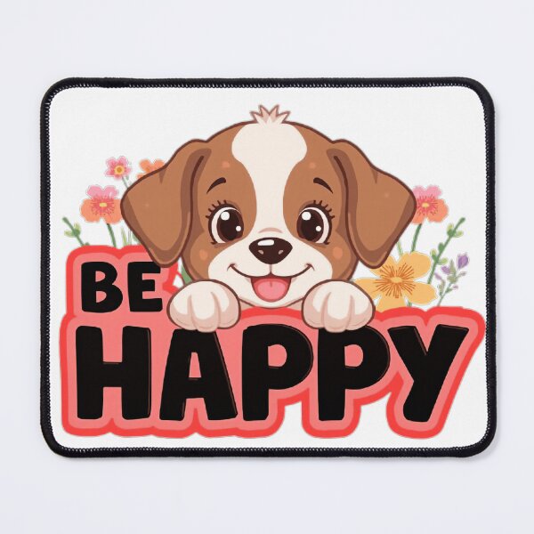 Item preview, Be Happy Puppy Design designed and sold by aqua1001.