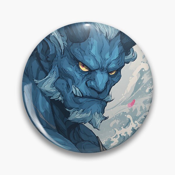 Item preview, The Blue Storm Oni Demon designed and sold by bapupa.
