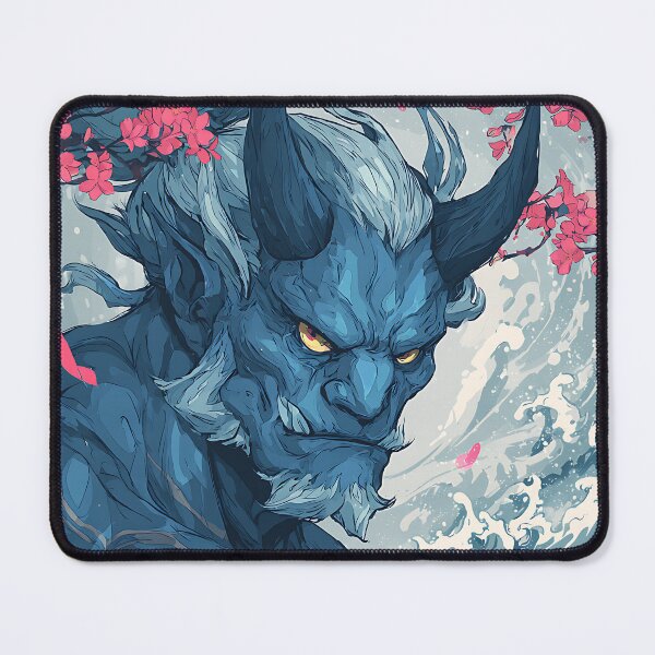 Item preview, The Blue Storm Oni Demon designed and sold by bapupa.