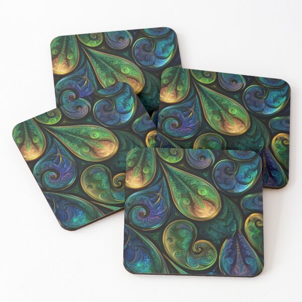 Item preview, New Zealand Māori Paua Pattern Koru Design 525 designed and sold by GrinGalore.