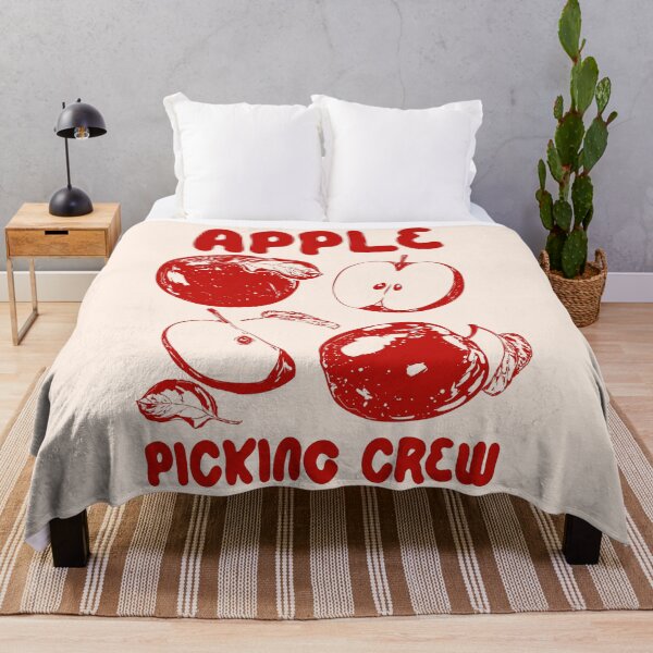 Item preview, Apple Picking Crew Vintage Doodle Illustration designed and sold by MaiZephyr.