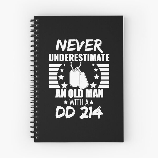 Item preview, Never Underestimate an Old Man with a DD 214 Veteran Veteran_s Day Hero Father_s Day Oversized T-Shi designed and sold by Jordierprinter.