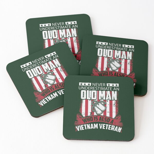 Item preview, Never Underestimate Old Man Who Is A Vietnam Veteran  designed and sold by Jordierprinter.