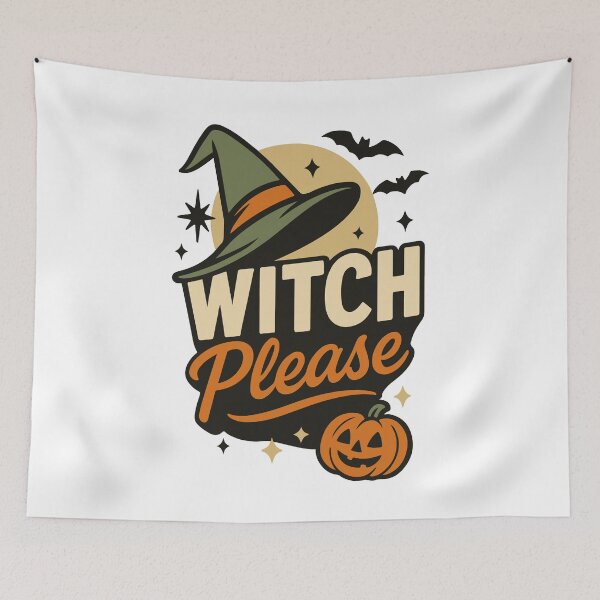 Item preview, Witch Please Funny Halloween Costume Saying designed and sold by LuminOrb.