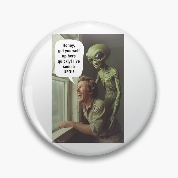 Item preview, Alien in bedroom humour designed and sold by IanBakerToons.