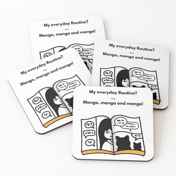Item preview, My everyday Routine? - Funny Manga Quote designed and sold by Kouichi1990.