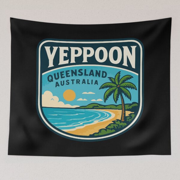 Item preview, Yeppoon Queensland Australia Beach Landscape designed and sold by TomFrontierArt.
