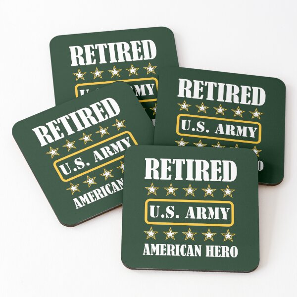 Item preview, Retirement Retired US Army American Hero Gift Idea designed and sold by Jordierprinter.