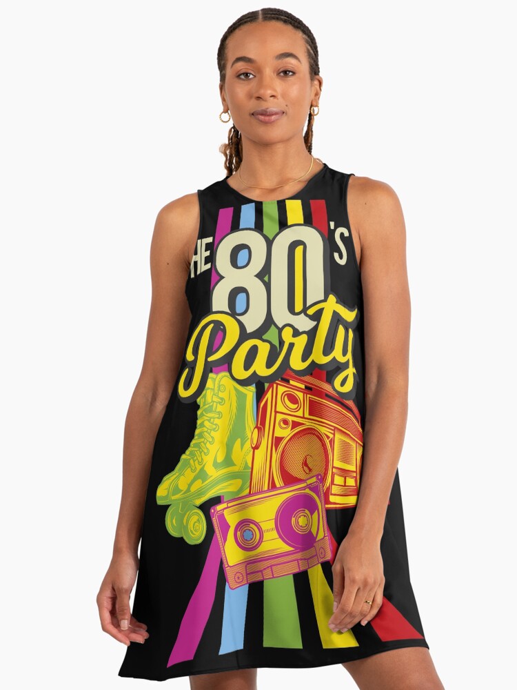 The Ultimate 80s Party Vibes Die Hard (1988) A-Line Dress