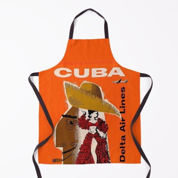 Item preview, Cuba Delta Air Lines Travel Poster | Vintage Caribbean Wall Art | Retro Airline Print designed and sold by neildoch.