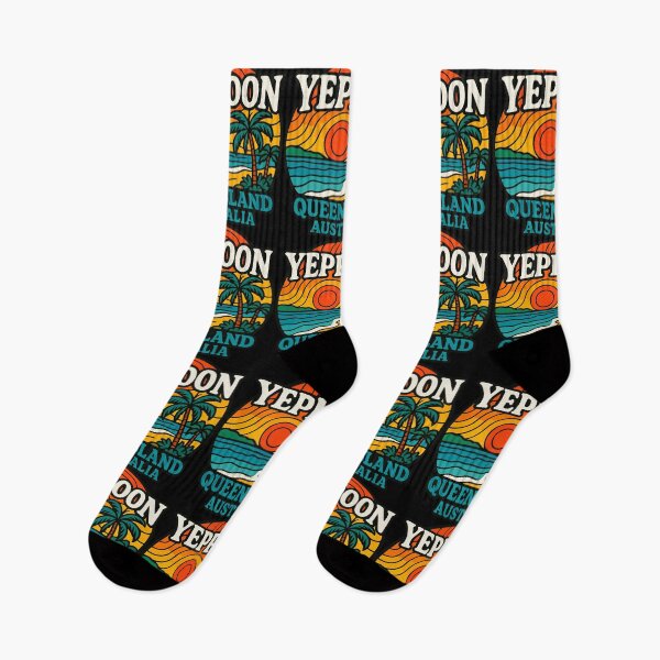 Item preview, Yeppoon Queensland Australia Beach Landscape Retro designed and sold by TomFrontierArt.