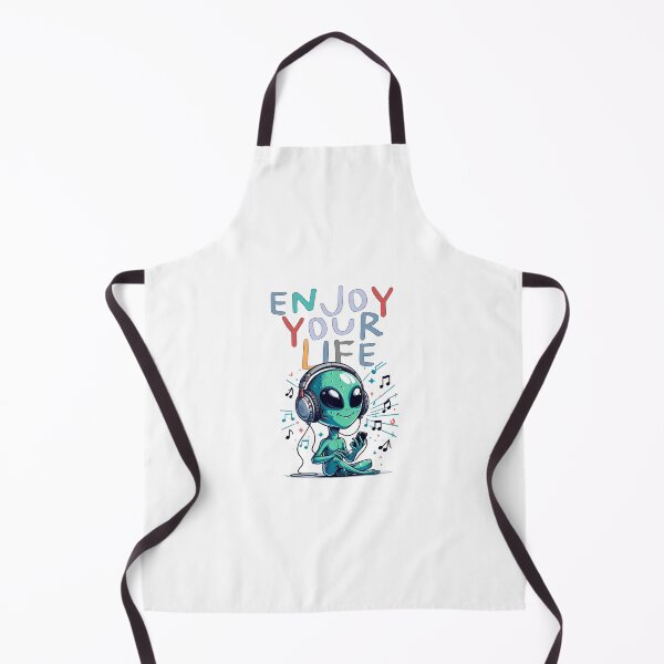 Item preview, Enjoy Your life Alien Listening to Music designed and sold by KarazuStudio.