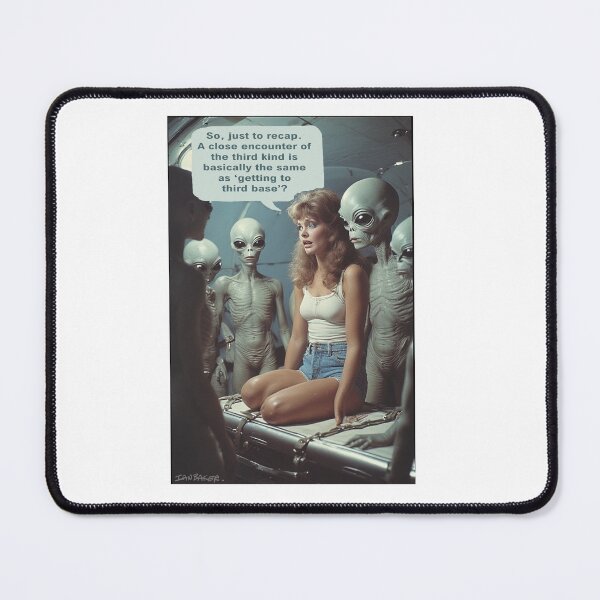 Item preview, Close Encounters Alien Invasion Humour designed and sold by IanBakerToons.