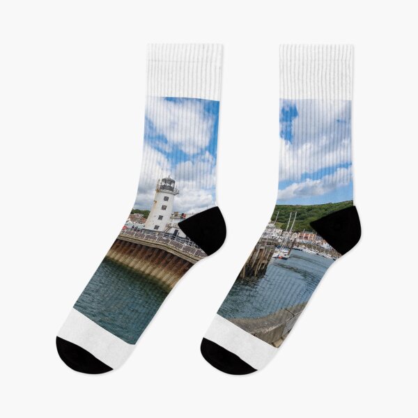 Item preview, Scarborough Lighthouse and harbour designed and sold by yackers1.
