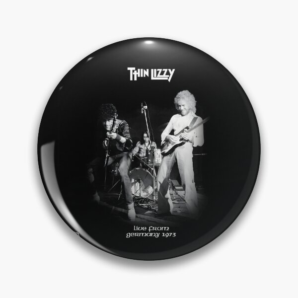 Item preview, Thin Lizzy – Live from Germany 1973 Vintage Rock Poster designed and sold by fintantalonet.