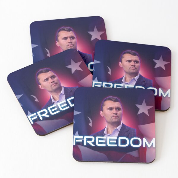Aperçu de l'œuvre Charlie Kirk - I Stand with Freedom créée et vendue par ArtByRahim.