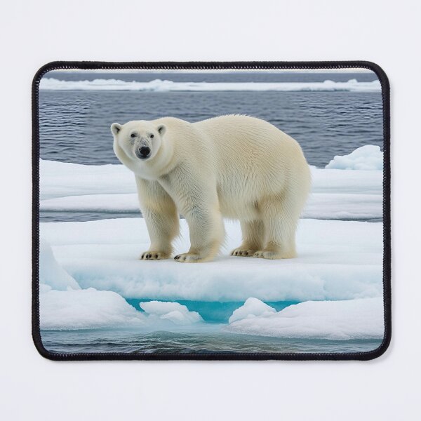 Item preview, Majestic Polar Bear on an Arctic Ice Floe designed and sold by ART-POD-PL.