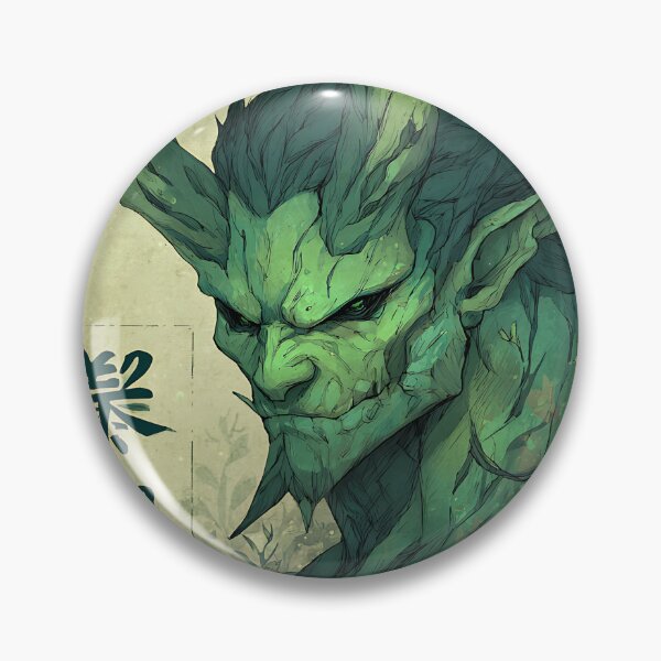 Item preview, The Green Oni of the Forest designed and sold by bapupa.