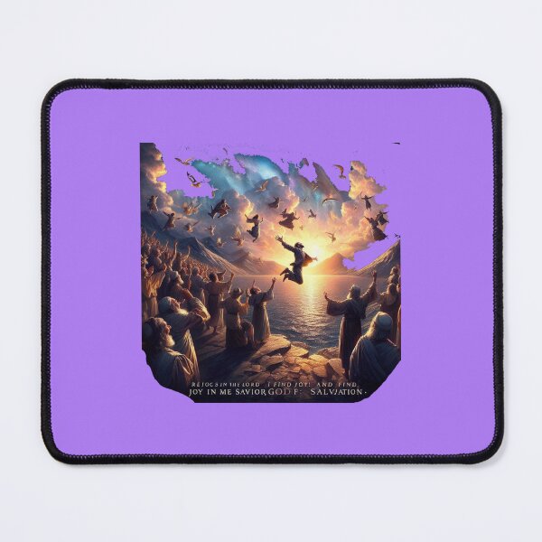 Item preview, Rejoicing in the Lord, I find joy in my Savior, God of salvation. (Habakkuk 3:18) designed and sold by PaintMeWorld.