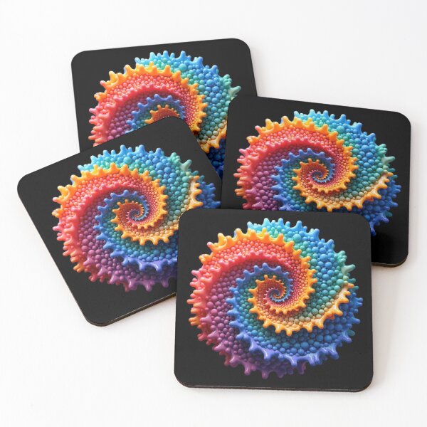 Item preview, Chromatic Spiral Fractal designed and sold by ThreadLineMe.