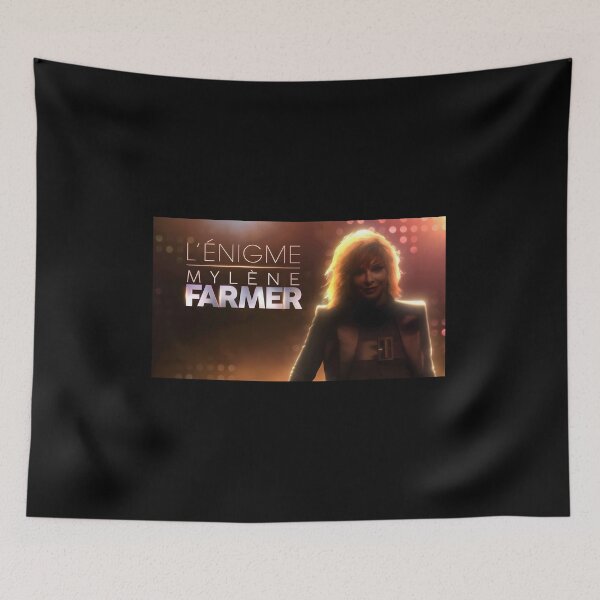 Item preview, Mylène Farmer – L’Énigme Mysterious Pop Icon Poster designed and sold by fintantalonet.