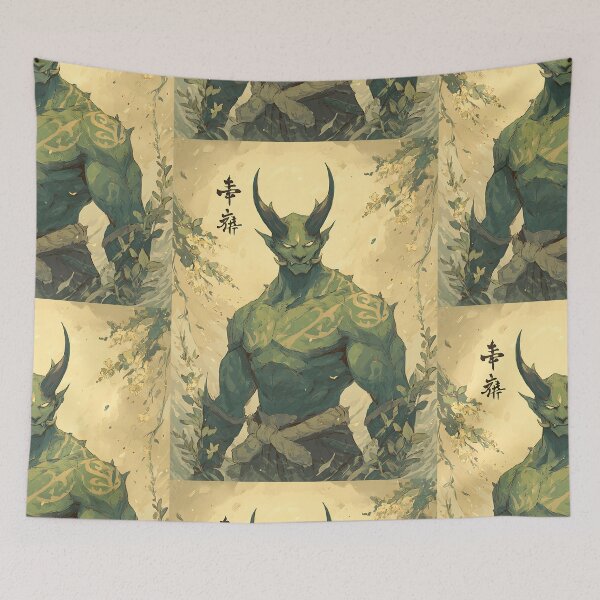Item preview, The Jade-Skinned Oni designed and sold by bapupa.