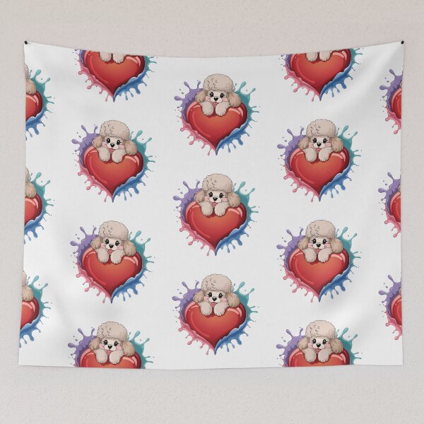 Item preview, Paws & Hearts 5 Toy Poodle designed and sold by Christomized.