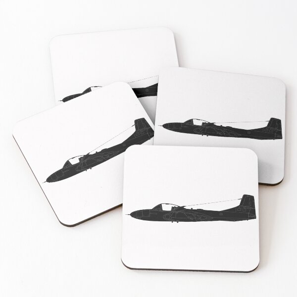 Item preview, Aircraft - T-37-Trainer - Side - Black - Metal X 300 designed and sold by Military Insignia Products.