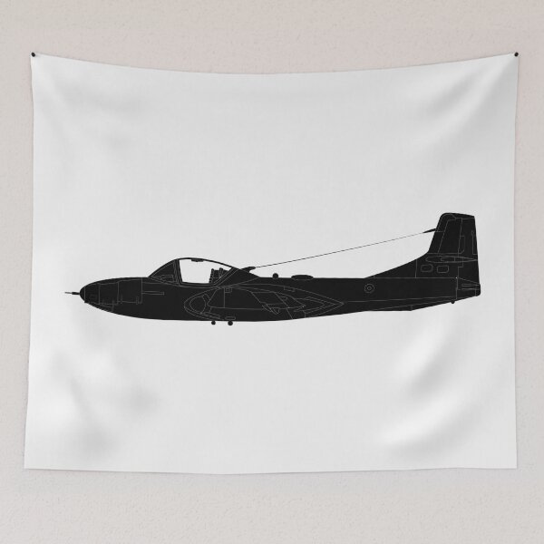 Item preview, Aircraft - T-37-Trainer - Side - Black - Metal X 300 designed and sold by Military Insignia Products.