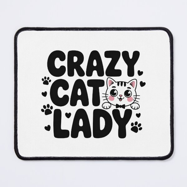 Item preview, Crazy Cat Lady designed and sold by graphic-genie.