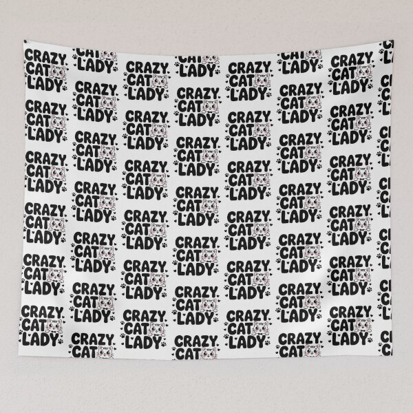 Item preview, Crazy Cat Lady designed and sold by graphic-genie.