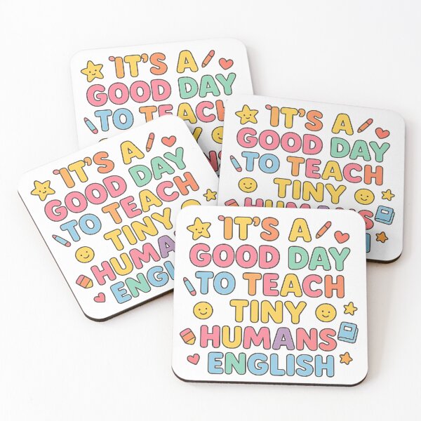 Item preview, It's a good day to teach tiny humans English designed and sold by LittleArij.