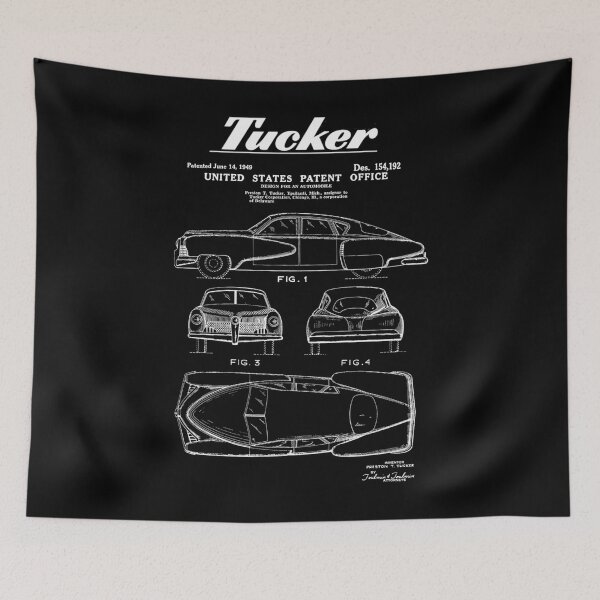 Artikelvorschau, Tucker Automobile Patent Weiß entworfen und verkauft von Mariasarez.