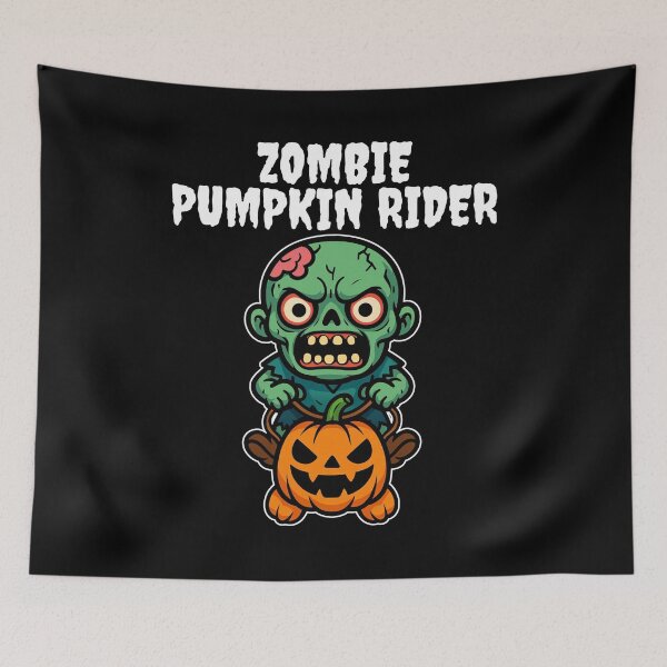 Item preview, ZOMBIE PUMPKIN RIDER - ZOMBIE HALLOWEEN designed and sold by KEF Custom.
