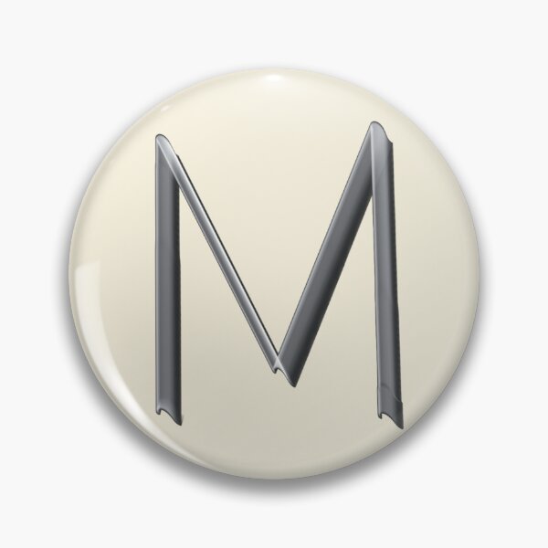 Item preview, 3D Metallic Letter M Typography Design designed and sold by Tem‑Tip of pen.