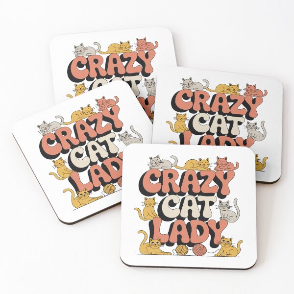 Item preview, Crazy Cat Lady designed and sold by graphic-genie.