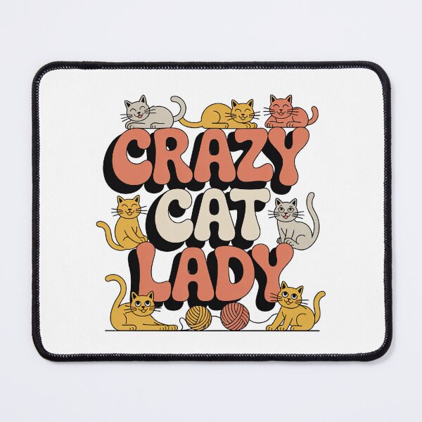 Item preview, Crazy Cat Lady designed and sold by graphic-genie.