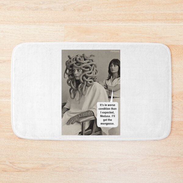 Item preview, Medusa at the Hairdressers Joke. designed and sold by IanBakerToons.