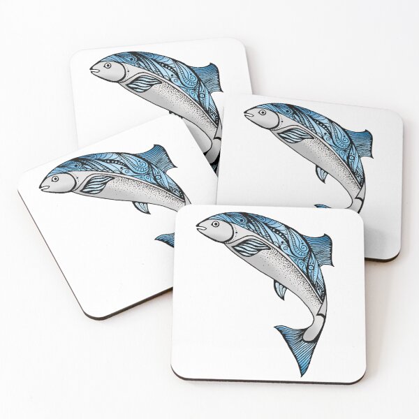 Item preview, The Salmon of Knowledge designed and sold by Roisin Mallon Art.